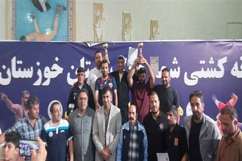 پایان مرحله برگشت و نهایی رقابت های کشتی فرنگی لیگ خردسالان باشگاههای خوزستان (( گرامیداشت دهه فجر)) / اهواز :